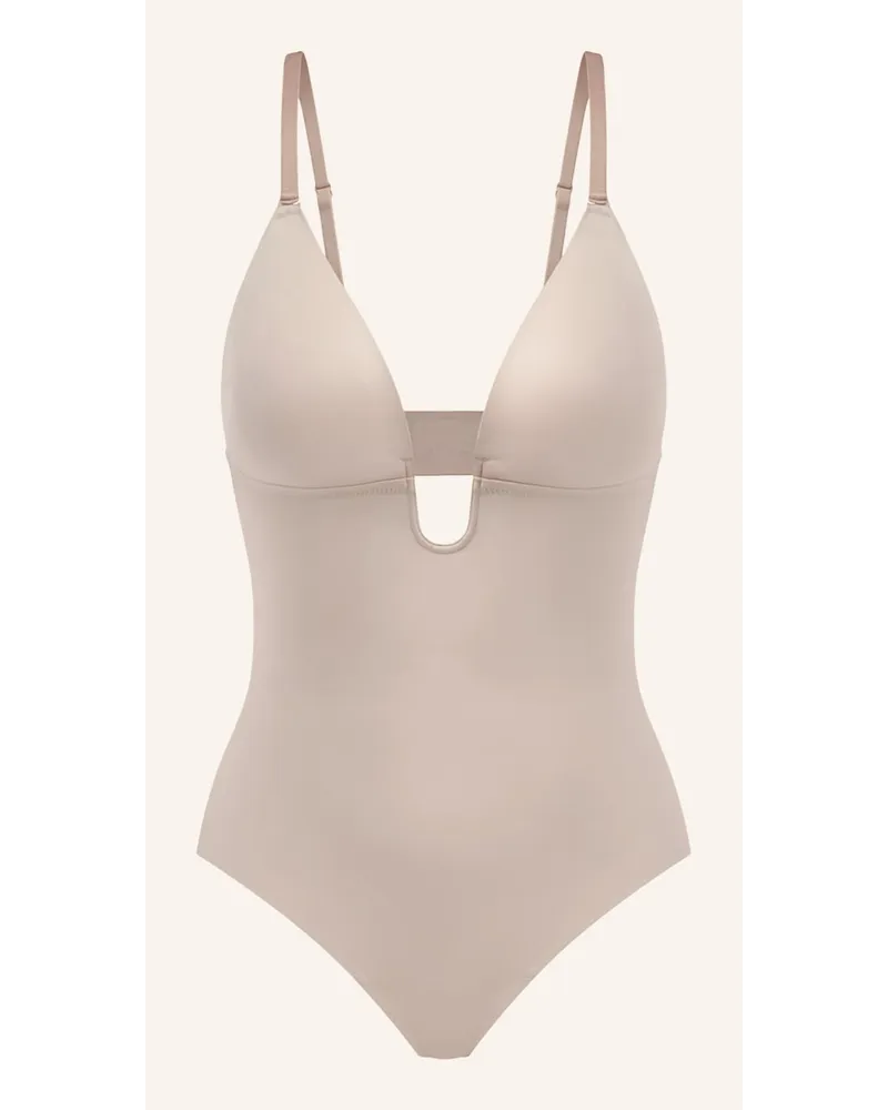 Spanx Shape-Body SUIT YOUR FANCY PLUNGE Beige