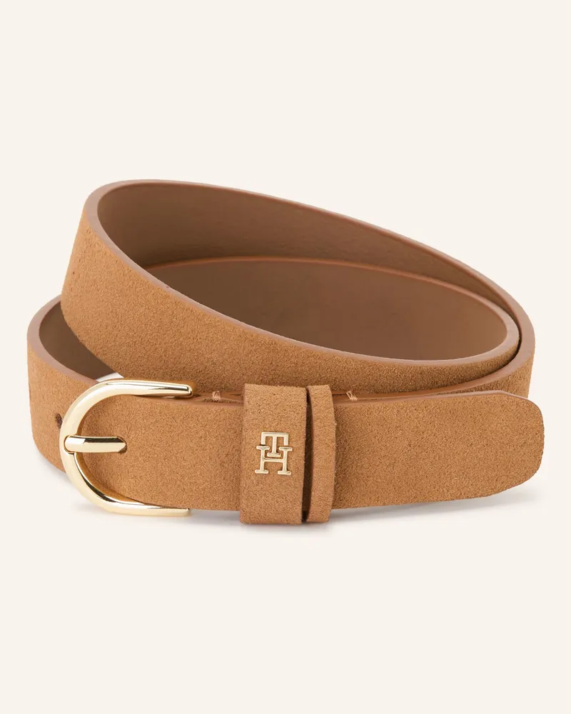 Tommy Hilfiger Ledergürtel braun Cognac