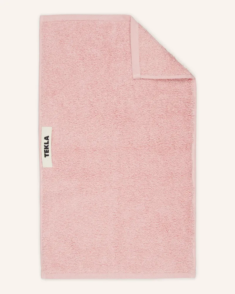 TEKLA Gästehandtuch pink Rosé