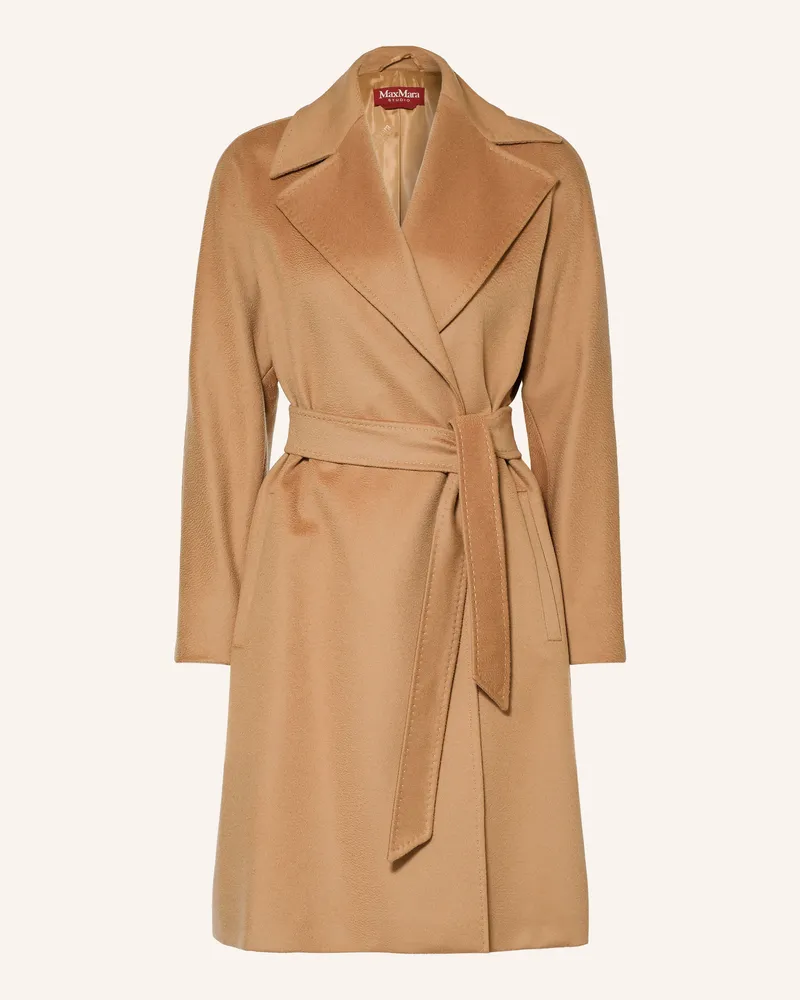 Max Mara Wollmantel Dravenna braun Camel