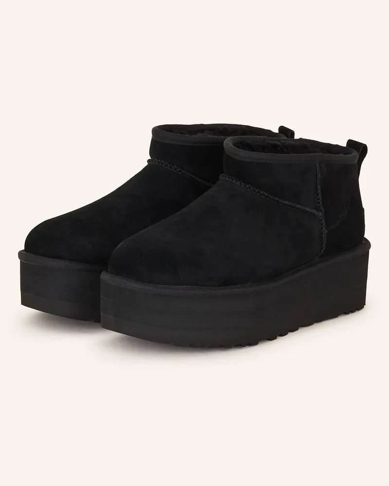 UGG Plateau-Boots Classic Ultra Mini Platform schwarz Schwarz