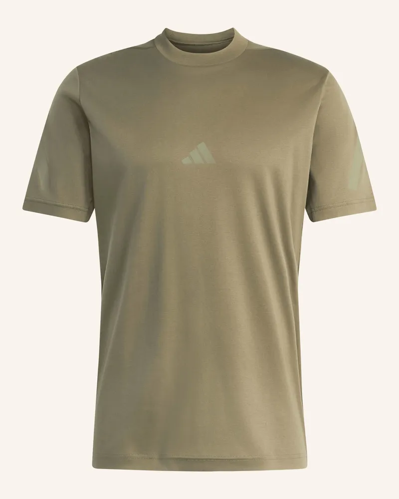 adidas T-Shirt Z.N.E. gruen Khaki