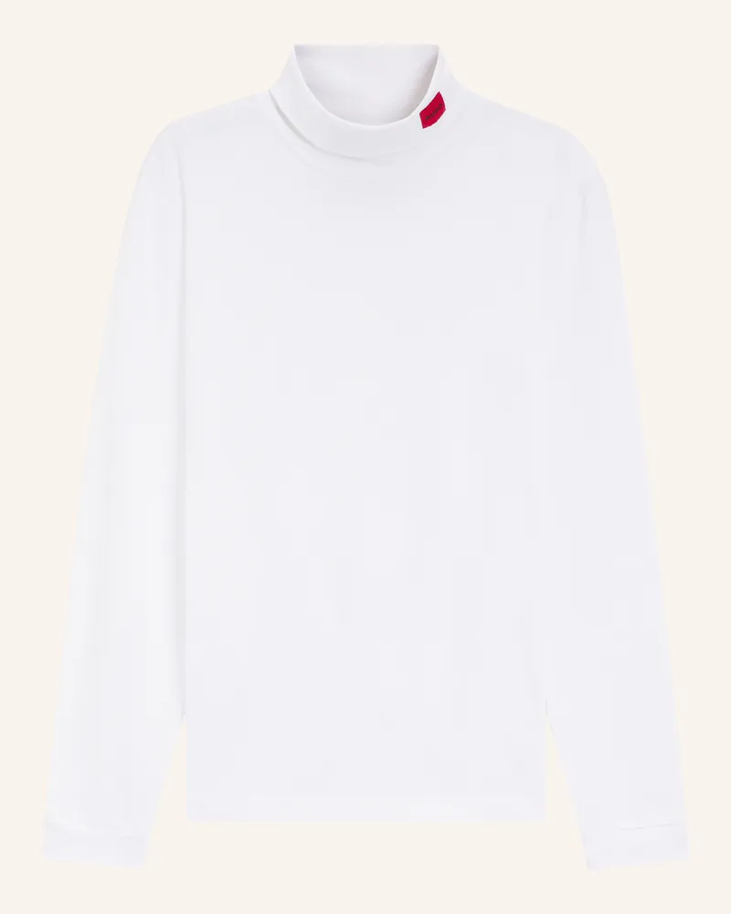 HUGO BOSS T-Shirt Derollo224_In Slim Fit weiss Weiss