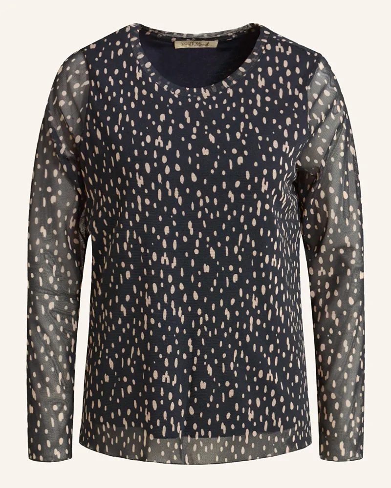 Smith & Soul Mesh-Longsleeve Dunkelblau
