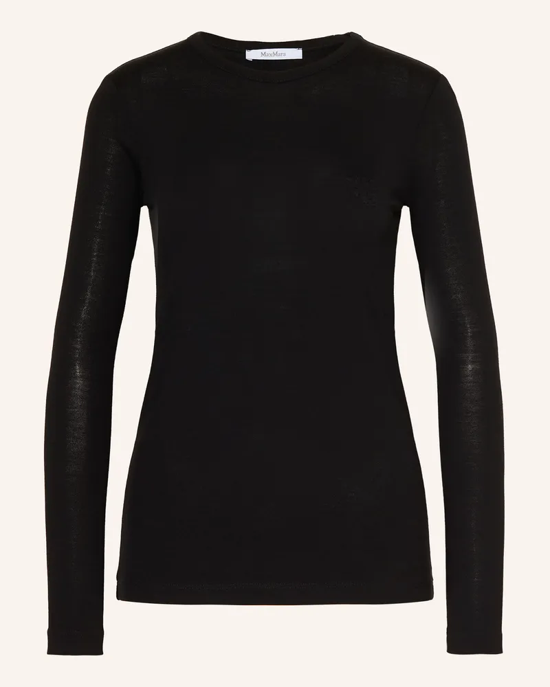 Max Mara Longsleeve Vicini schwarz Schwarz