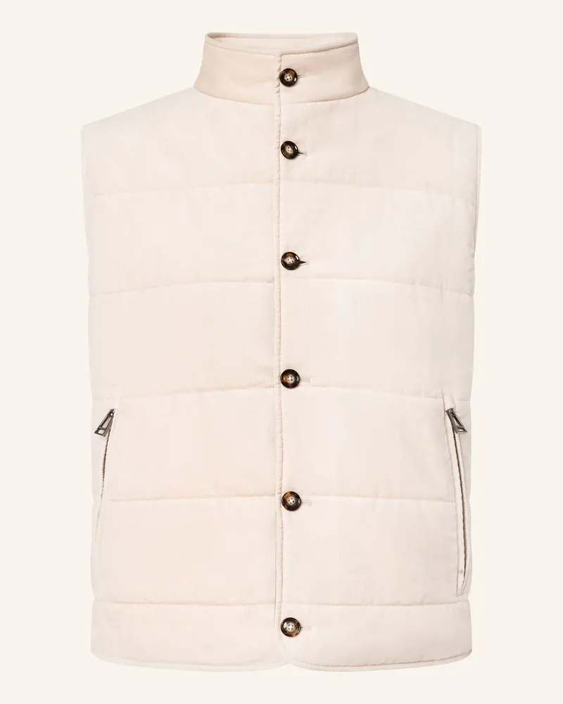 windsor. Steppweste ERICE aus Cord Beige