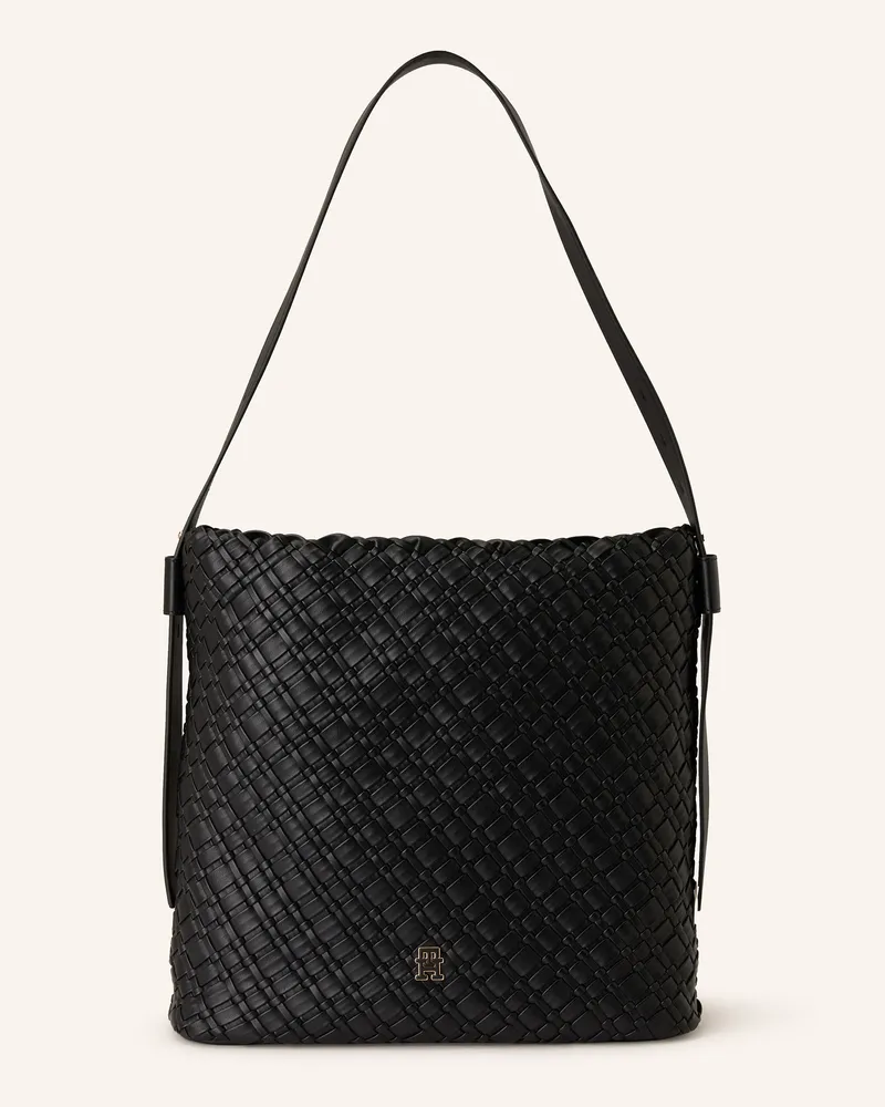 Tommy Hilfiger Shopper mit Pouch Schwarz