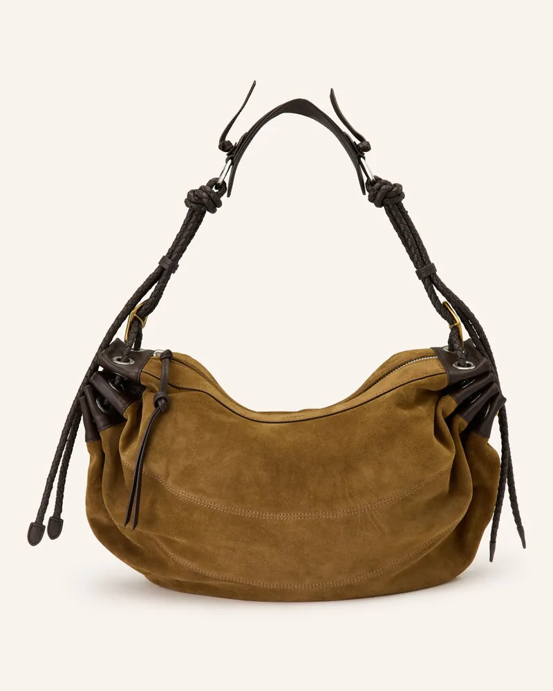 Isabel Marant Schultertasche Maia Large braun Taupe