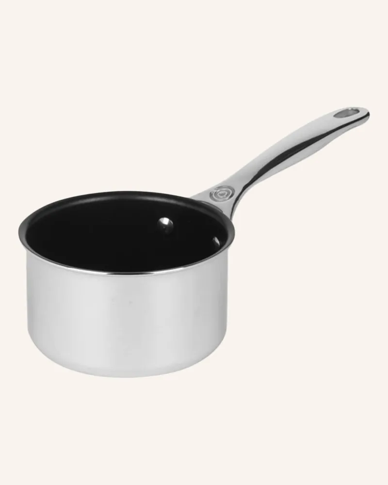 Le Creuset Milchtopf 3-Ply Plus Antihaft grau Silber