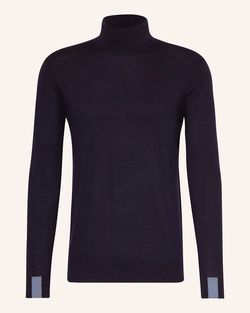 Mos Mosh Rollkragenpullover Mmgadam blau Dunkelblau