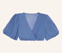 Dirndlbluse blau
