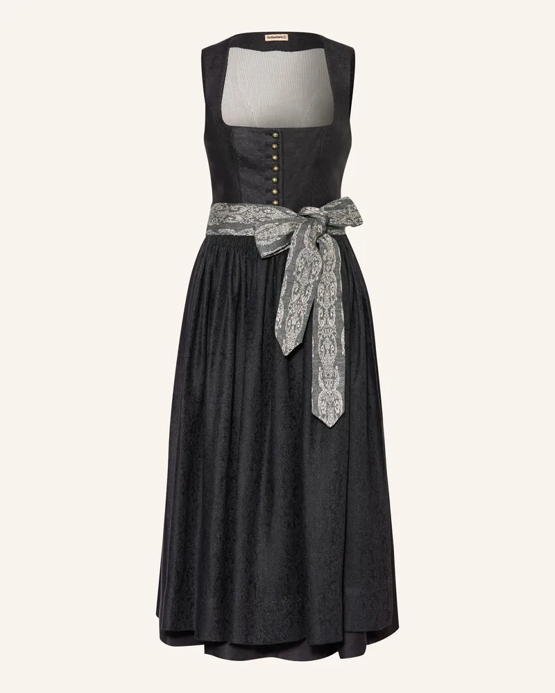 Gottseidank Leinendirndl Monika blau Dunkelblau