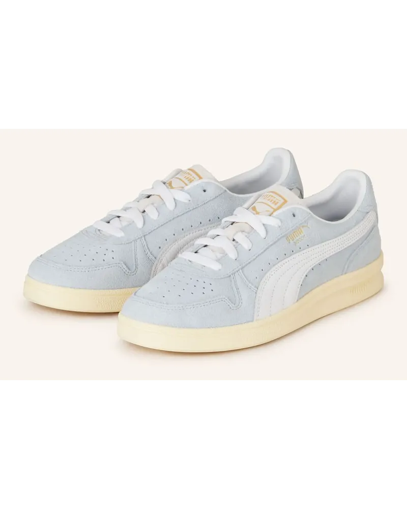 Puma Sneaker INDOOR SOFT - HELLBLAU/ WEISS Blau