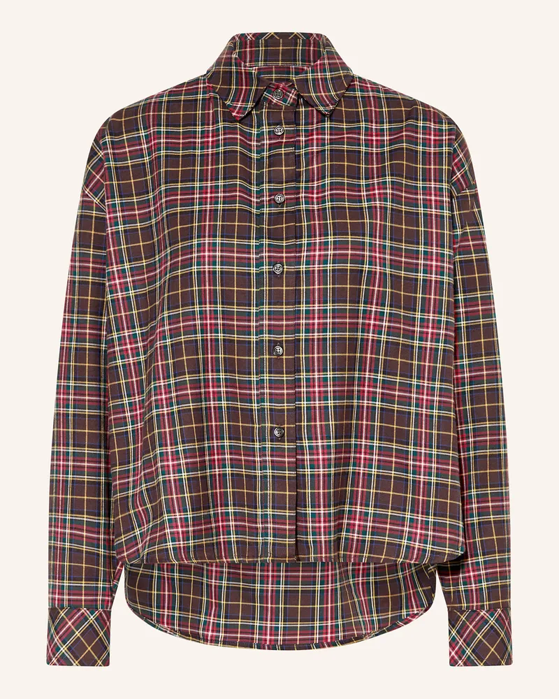 lilienfels Hemdbluse Braun