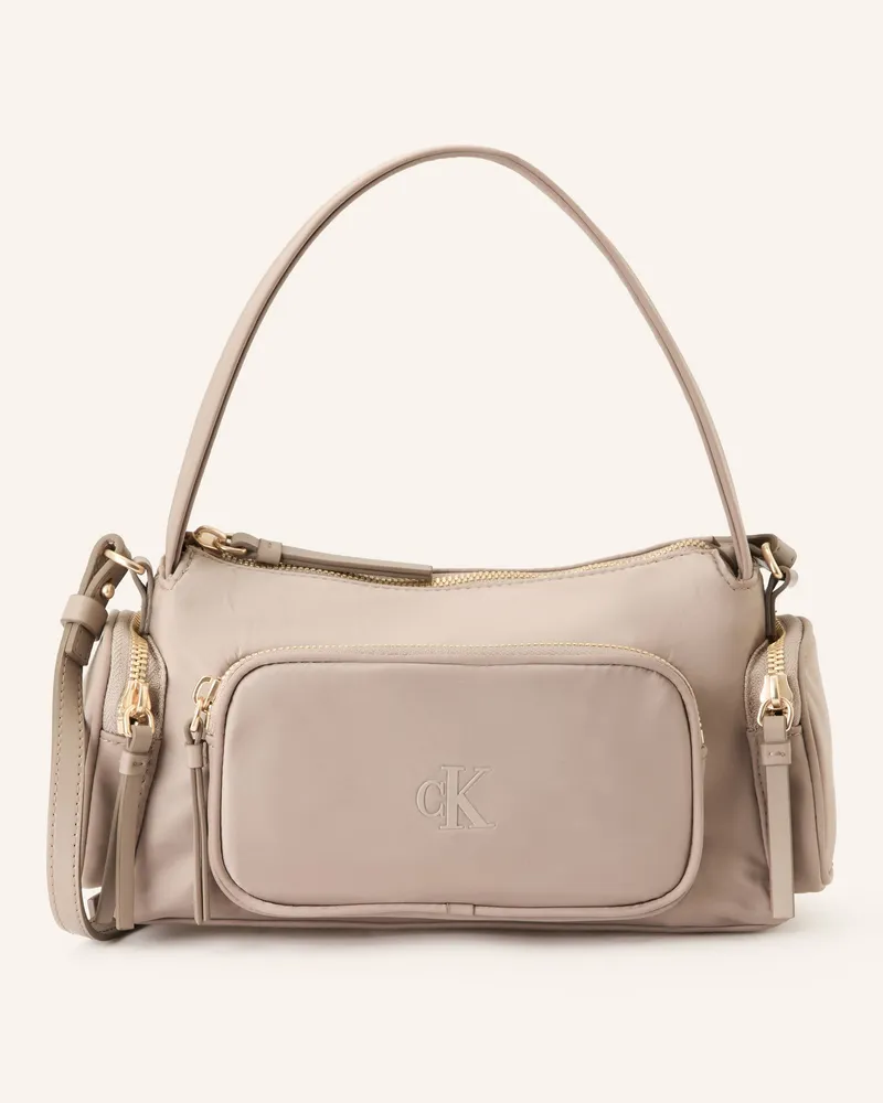 Calvin Klein Schultertasche Taupe