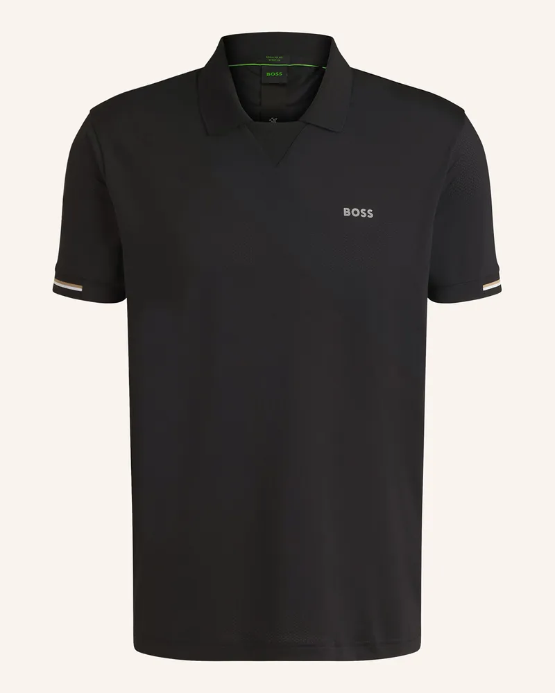 HUGO BOSS Funktions-Poloshirt PALLE Schwarz