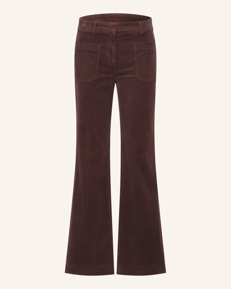 Marc O'Polo Cordhose lila Dunkelbraun