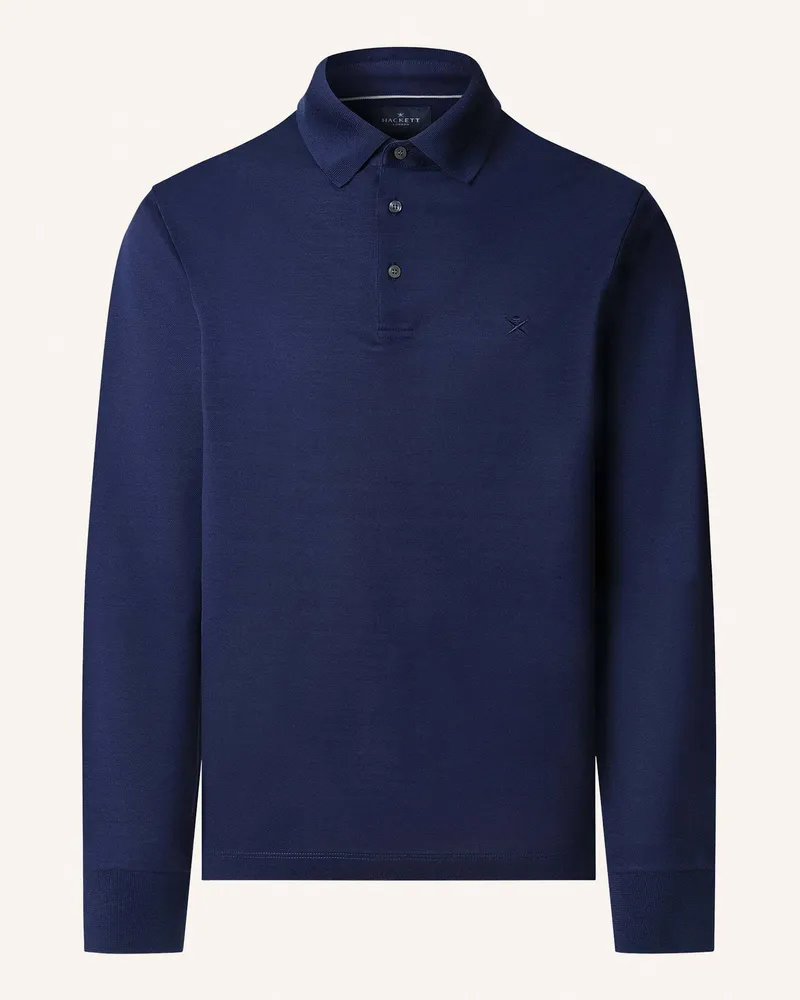 Hackett Poloshirt MERCERISED POLO LS Blau