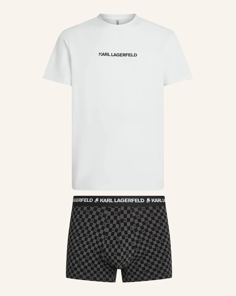 Karl Lagerfeld Nachtwäsche weiss Weiss