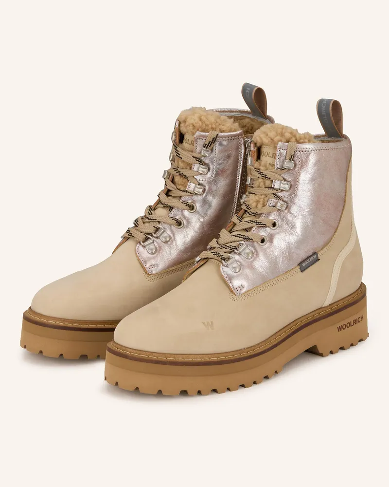 Woolrich Schnürboots Creme