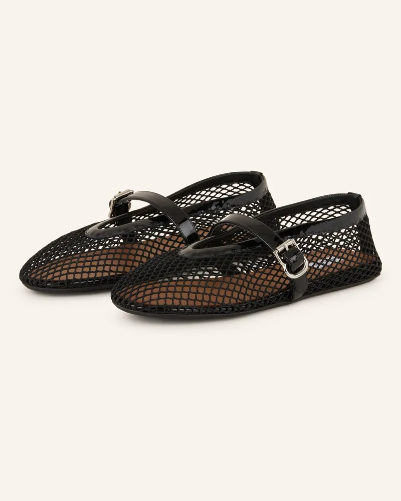 Alaïa Ballerinas schwarz Schwarz