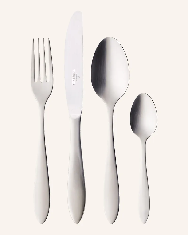 Villeroy & Boch Tafelbesteck 24tlg. Arthur Gebürstet silber Silber