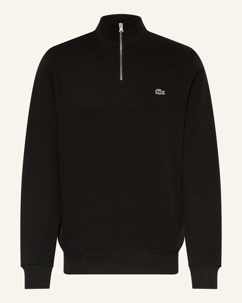 Lacoste Sweat-Troyer schwarz Schwarz