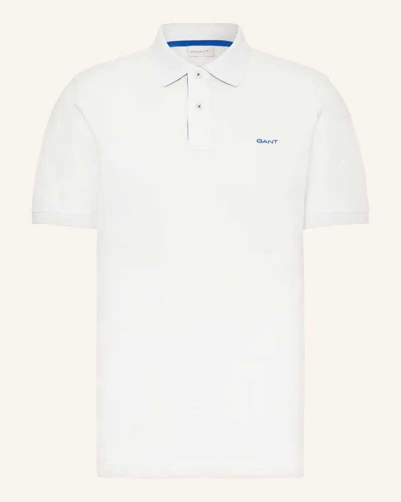 Gant Piqué-Poloshirt Weiss