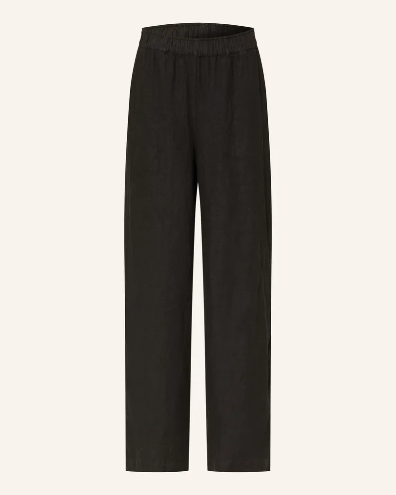 Mos Mosh Leinenhose MMEMMI Schwarz