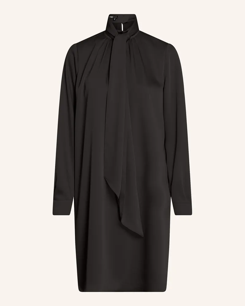 MARC AUREL Schluppenkleid schwarz Schwarz