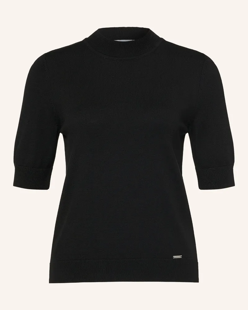 More & More Strickshirt schwarz Schwarz