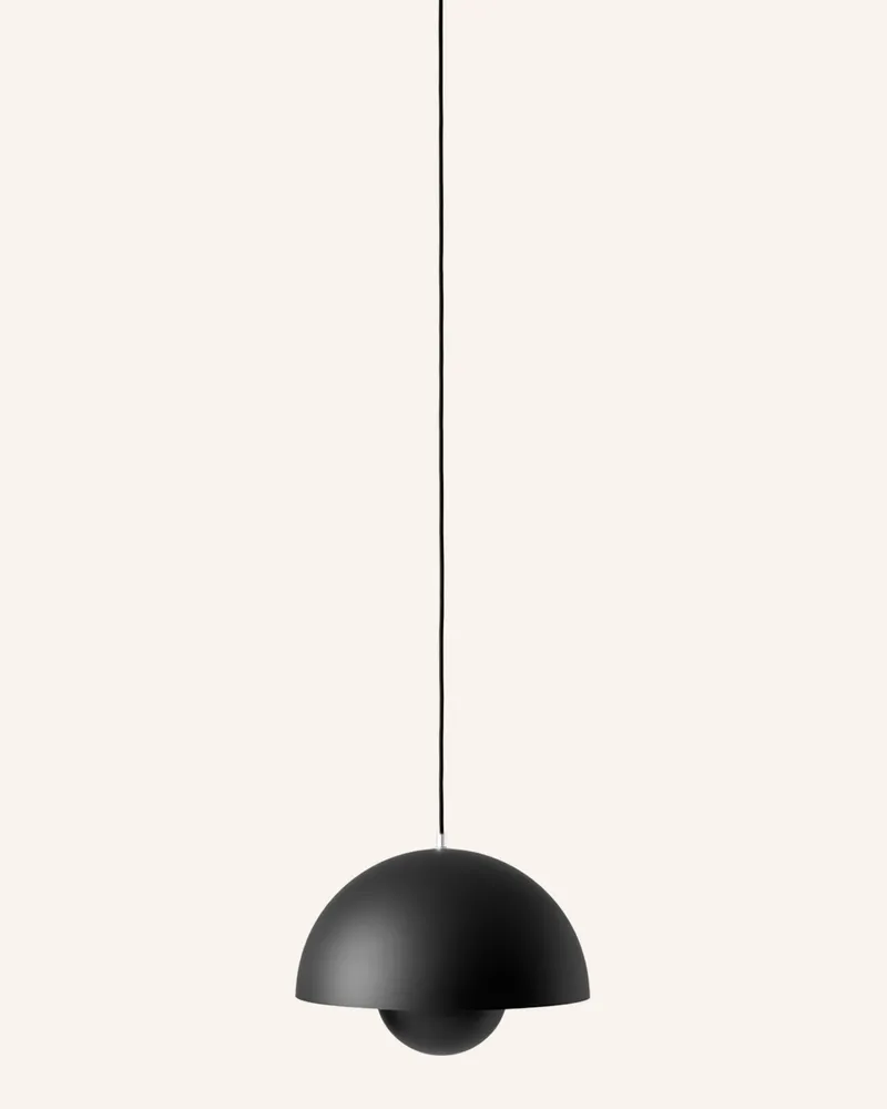&Tradition Pendelleuchte FLOWERPOT VP7 Schwarz