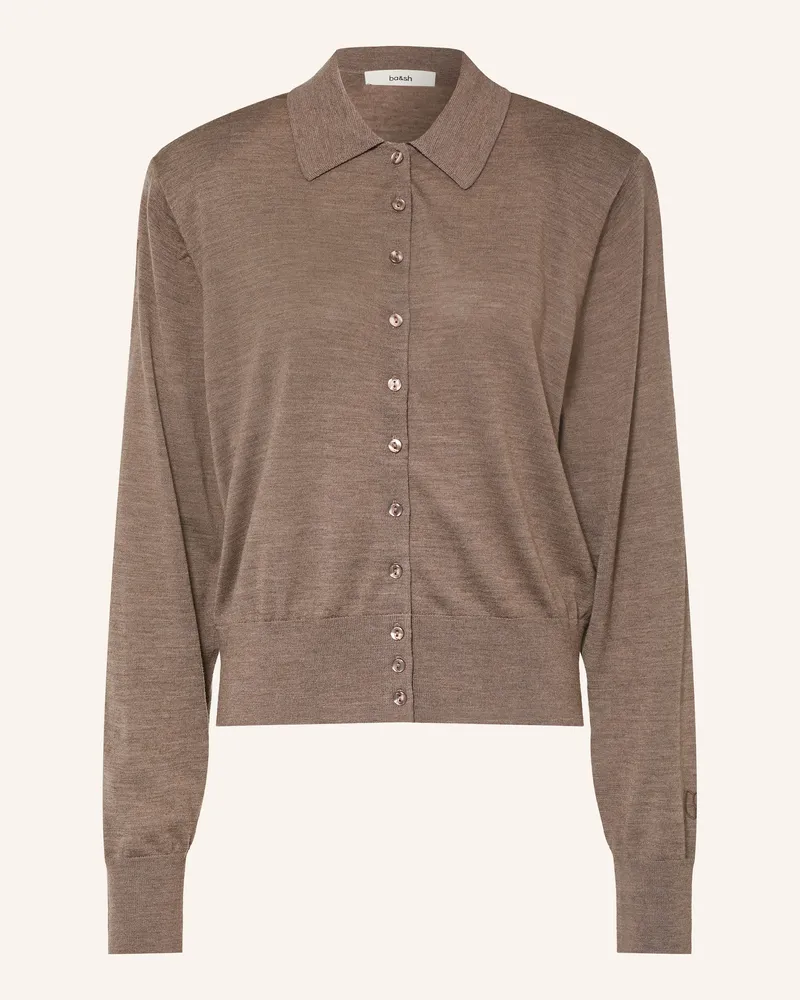ba&sh Strickjacke Boston braun Taupe