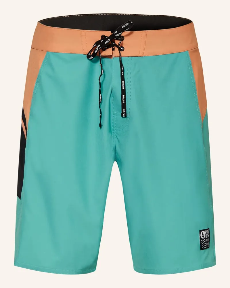 Picture Badeshorts JOURNY 19 BRDS Blau