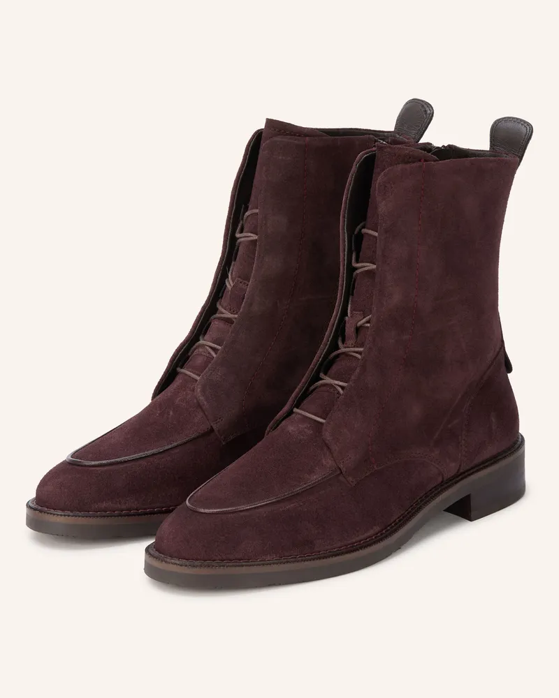 Pertini Schnürboots rot Dunkelrot