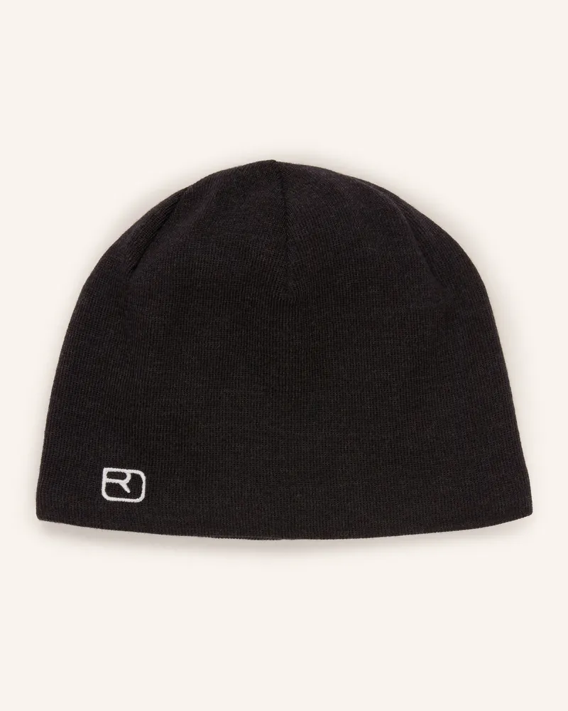 Ortovox Mütze Wonderwool schwarz Schwarz