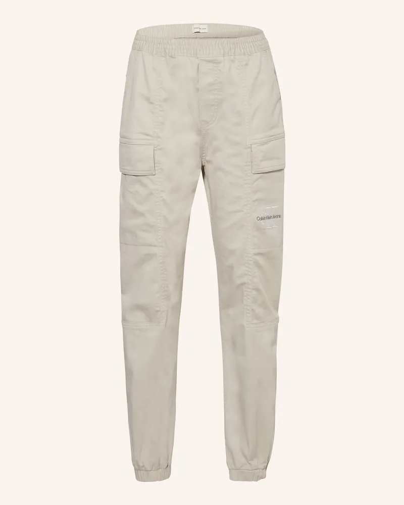 Calvin Klein Cargohose Creme
