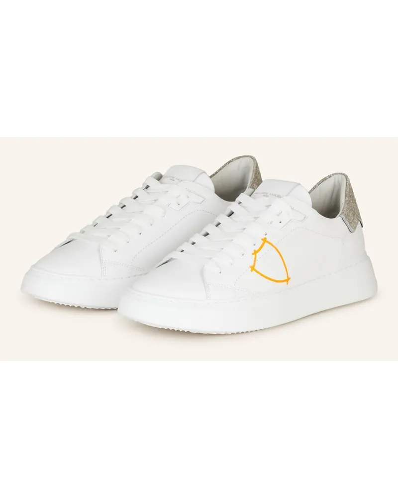 Philippe Model Sneaker TEMPLE LOW Weiss