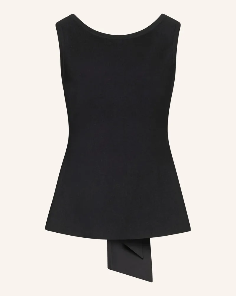 Liu Jo Top im Materialmix Schwarz