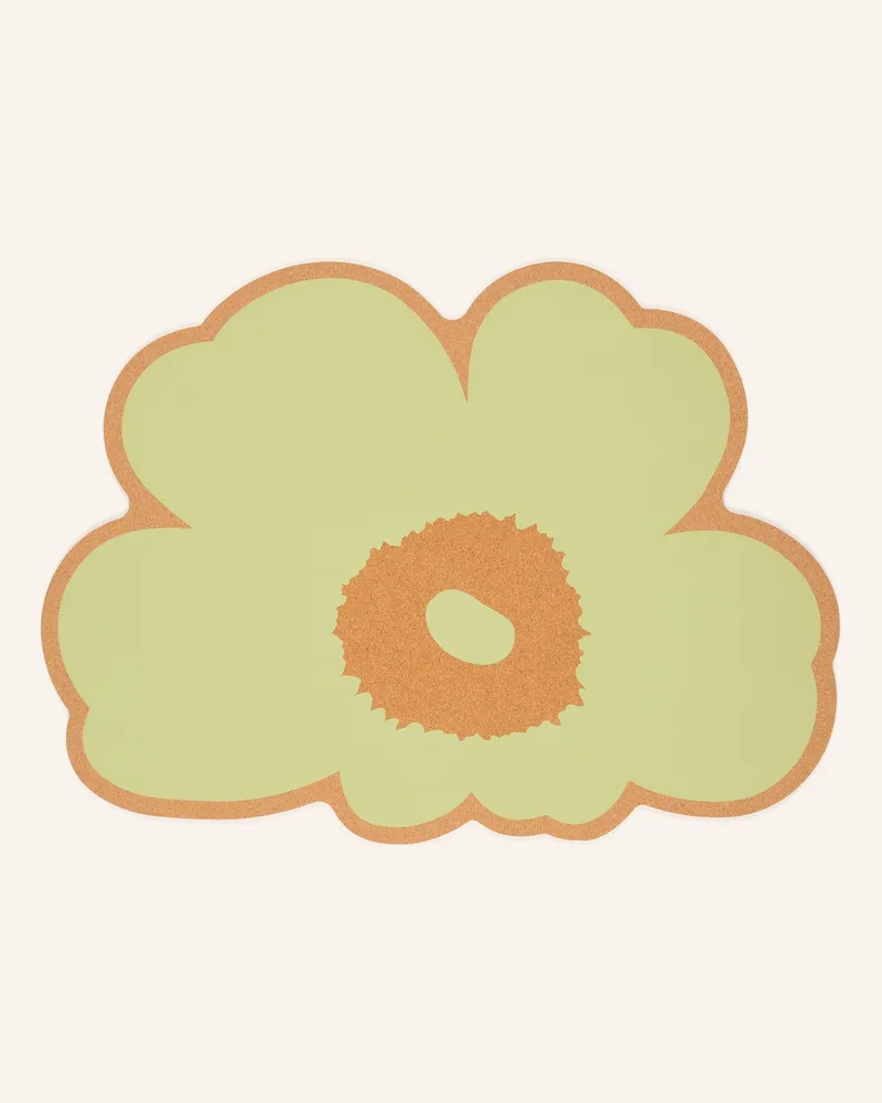 Marimekko Tischset Unikko gruen Hellgrün