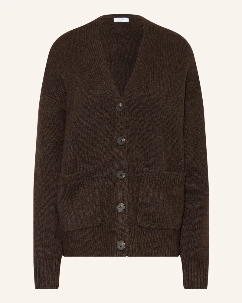 Darling Harbour Strickjacke Aus Cashmere braun Chocolate