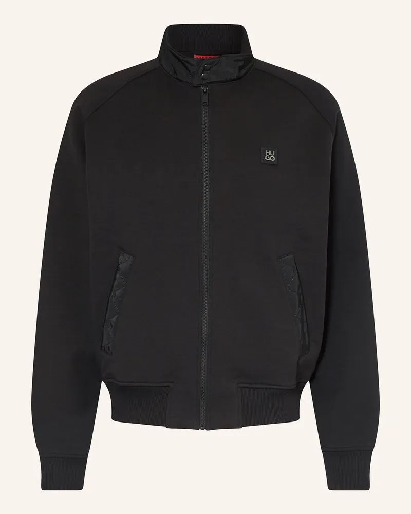 HUGO BOSS Sweatjacke DIWANO Schwarz