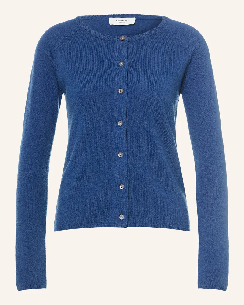 Rosemunde Strickjacke Laica Mit Cashmere blau Blau