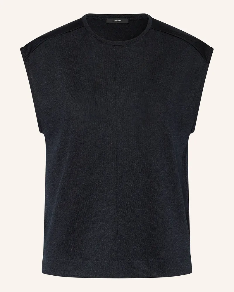 OPUS T-Shirt SLUMMI Dunkelblau