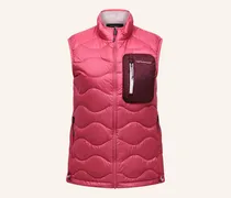 Lightweight-Daunenweste Helium rosa