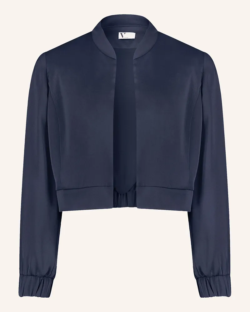 Vera Mont Satin-Bolero Dunkelblau
