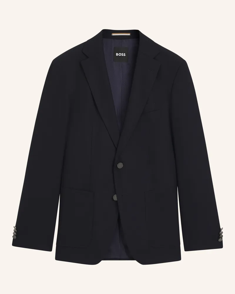 HUGO BOSS Blazer H-Hutson-2pp-253 Slim Fit blau Dunkelblau