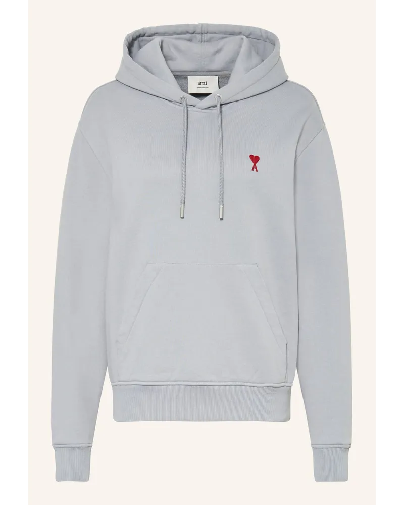 AMI Paris Hoodie Blau