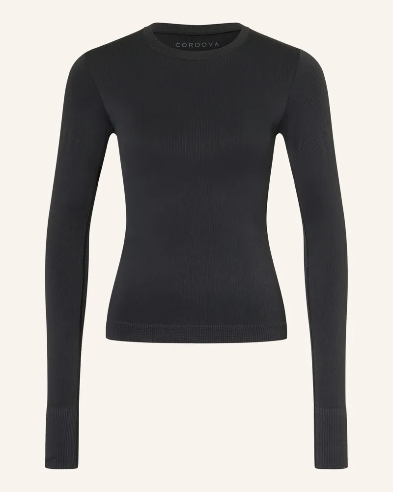 CORDOVA Funktionsshirt Baselayer schwarz Schwarz
