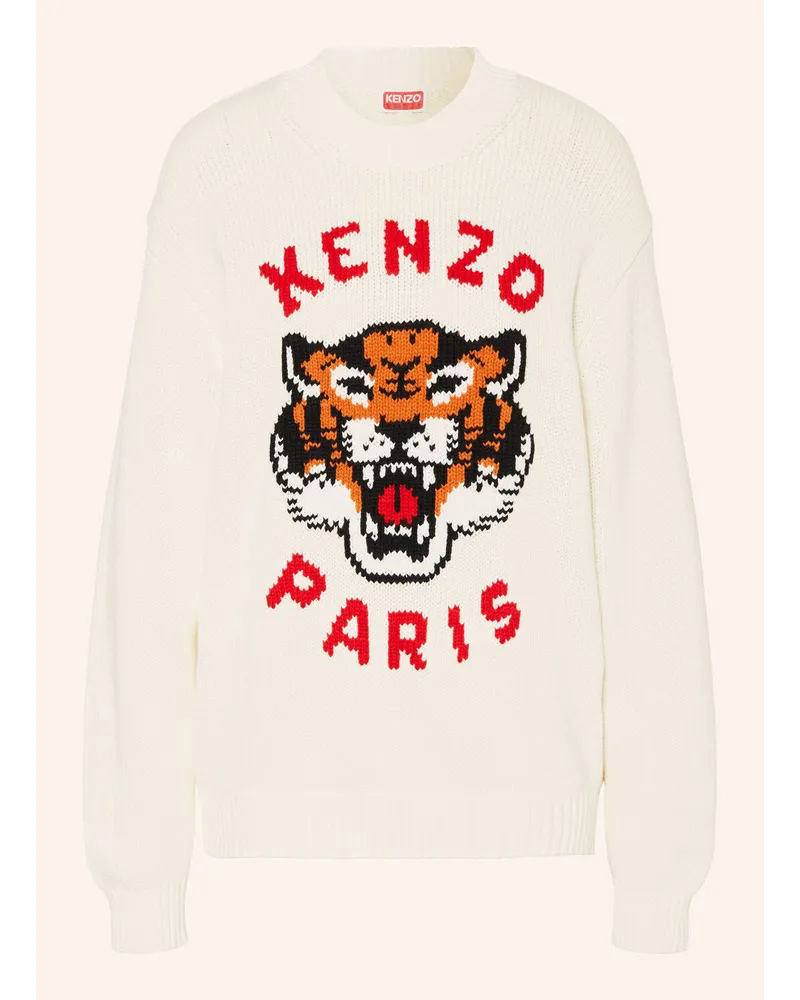 Kenzo Pullover TIGER Weiss